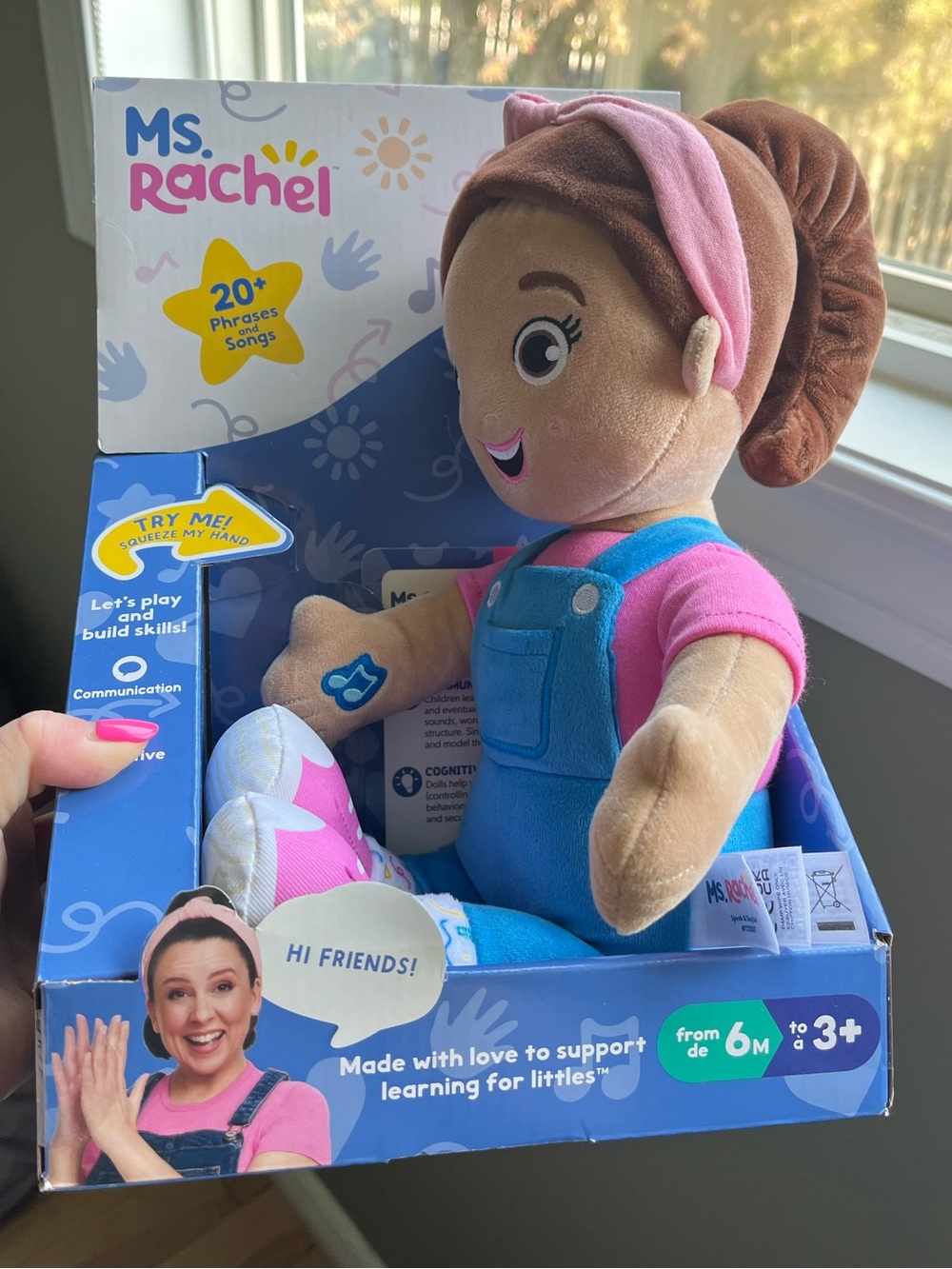 New in box Talking Ms Rachel Doll